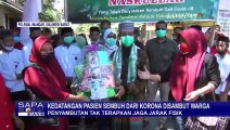 Sembuh Corona, Kepulangan Nasrullah Disambut Ratusan Warga