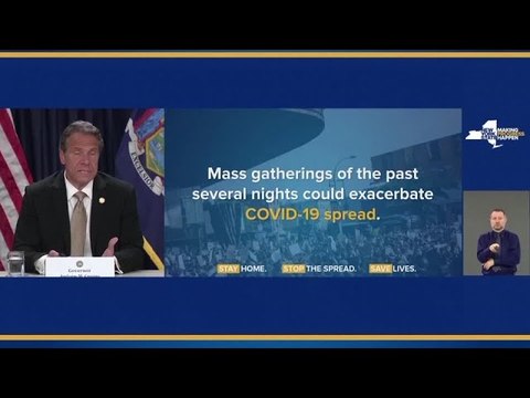 Cuomo: Mass protests could 'exacerbate spread' of virus