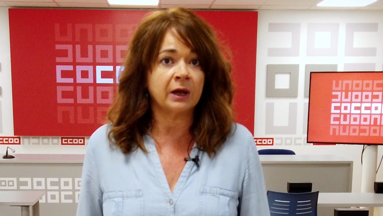 CCOO valora los datos de paro de mayo