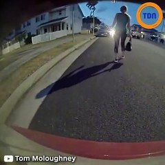 Une Tesla Model 3 filme une météorite qui chute du ciel en feu !