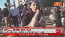 Deux journalistes australiens pris à partie en plein direct par des policiers lors d'une manifestation près de la Maison Blanche
