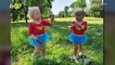 Adorable Twins Rock Twin Looks for Charity