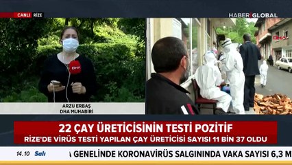 Rize'de binlerce kişiye test yapıldı! Test sonucu pozitif çıkanların sayısı açıklandı
