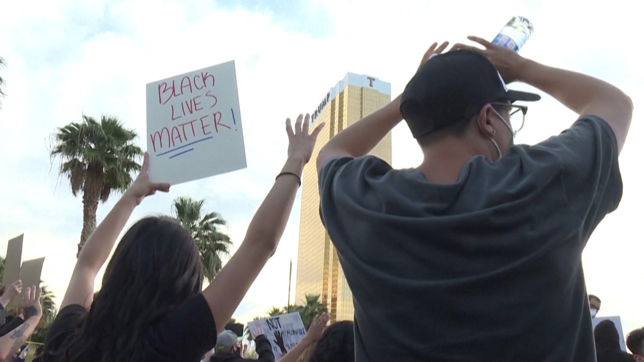 George-Floyd-Demo vor Trump Tower