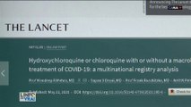 L'étude sur la chloroquine de la revue scientifique THE LANCET est remise en cause