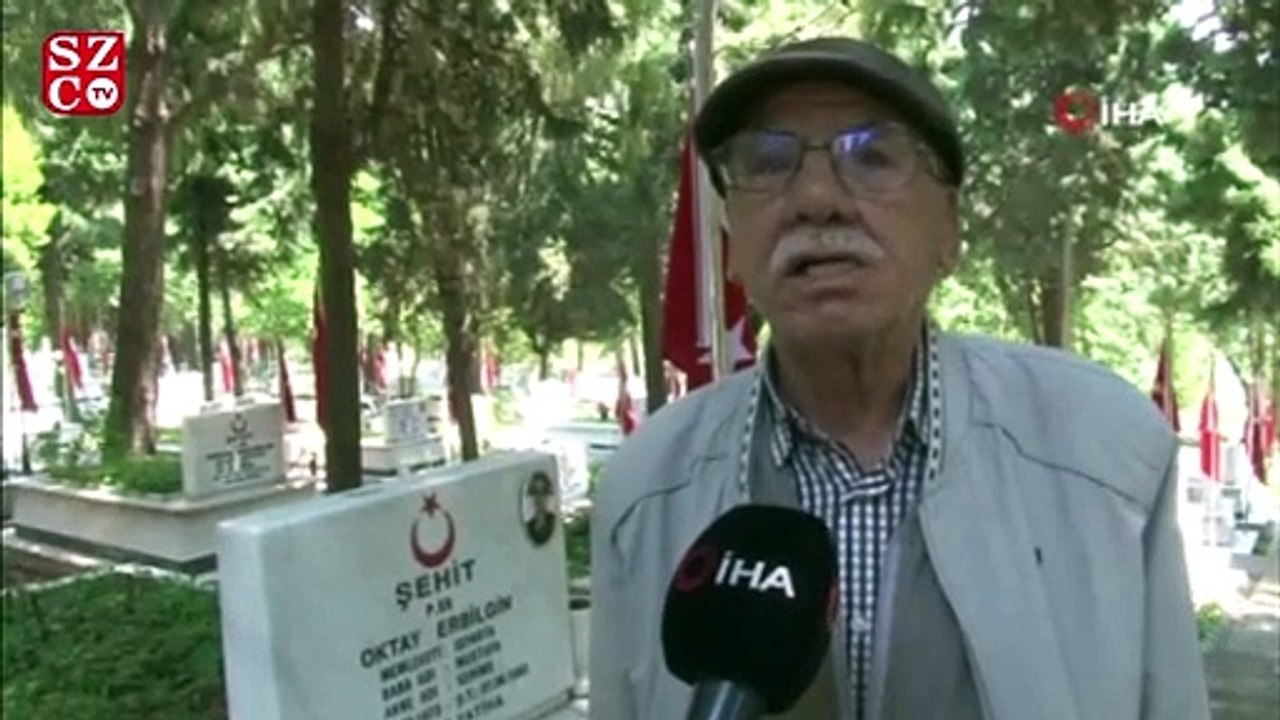 Belediye başkanı makam aracını tahsis etti şehit oğlunun kabrine gidebildi