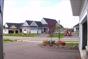 Neighbor Knocks Over Light Pole