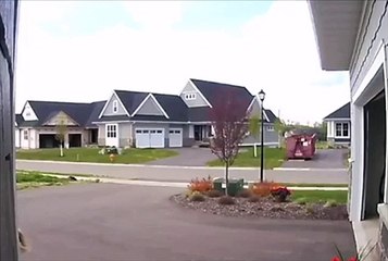 Neighbor Knocks Over Light Pole