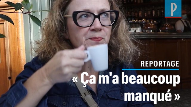 A Paris, le bonheur retrouvé des cafés en terrasse