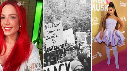 Ariana Grande, Halsey, And More Other Celebrities In LA To Support 'Black Lives Matter' Protests