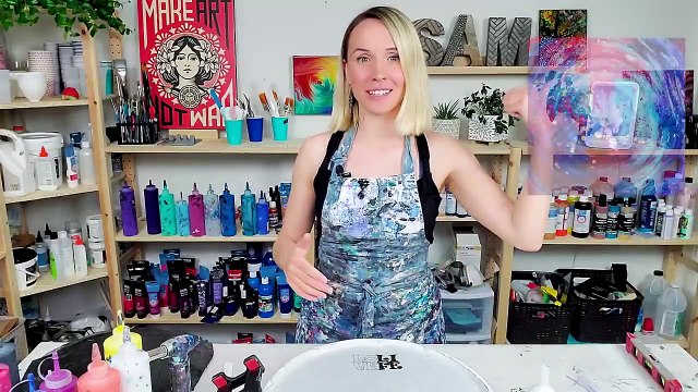 FUNNEL Acrylic Pouring with Ripple Effect NEW Lazy Susan - Fluid Art - Cells without Silicone