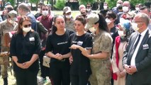 Siirt'te şehit olan 2 asker için tören düzenlendi