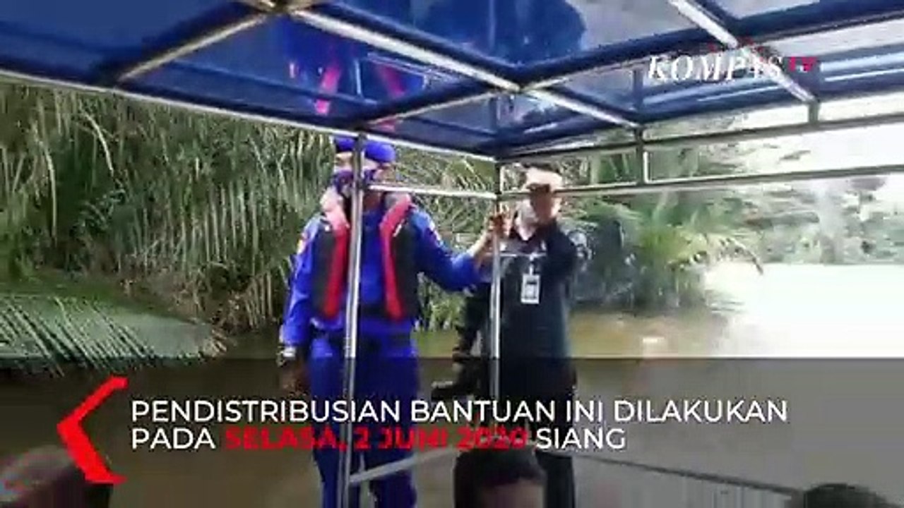 Polda Kalimantan Selatan Distribusikan Bantuan Bagi Warga Terdampak Covid-19