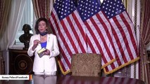 Watch: Nancy Pelosi Holds Bible Hours After Trump's Walk To Church