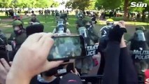 Peaceful protest near White House dispersed with tear gas and rubber bullets