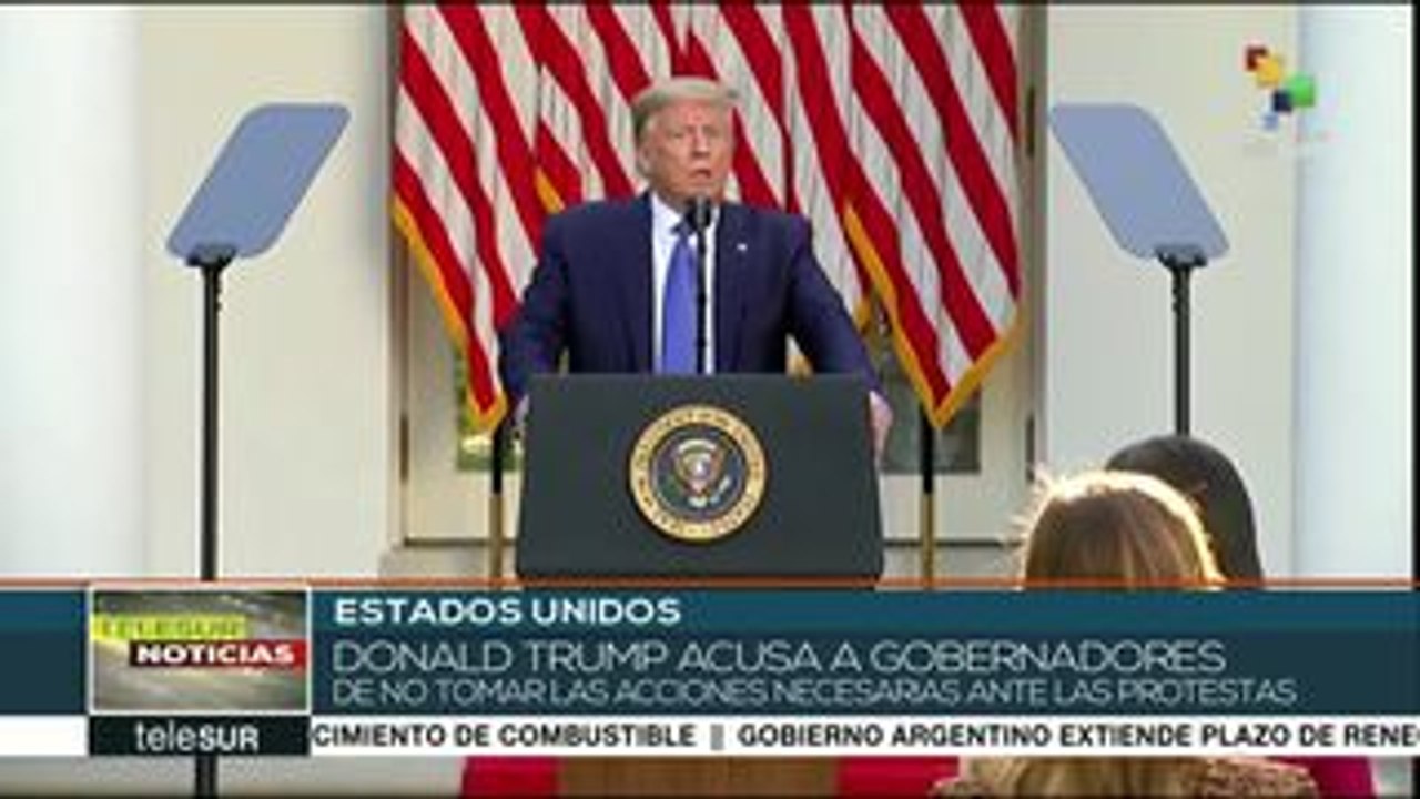 EEUU: Trump considera despliegue militar ante protestas antiracistas