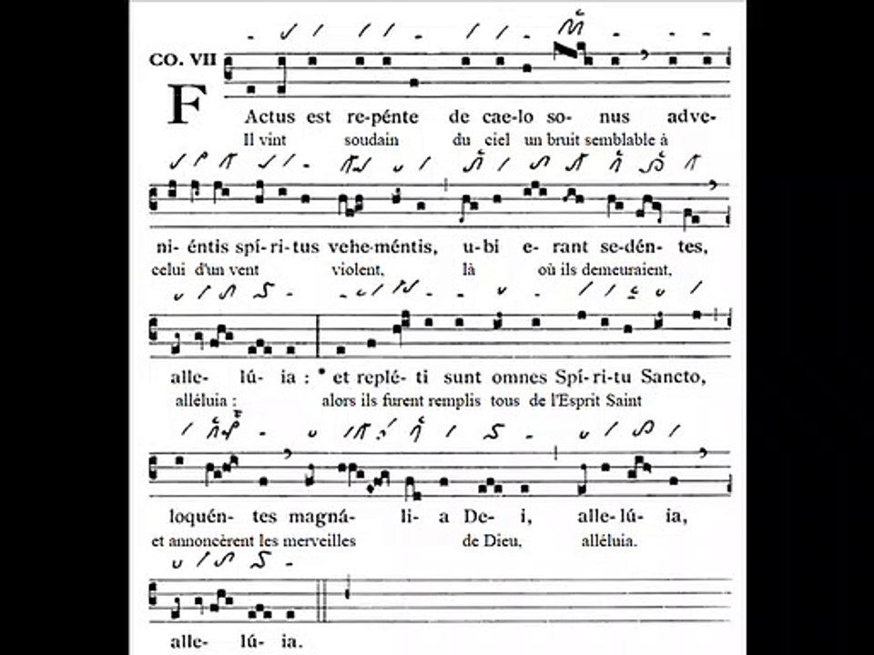 Communio Factus est, Dominica Pentecostes