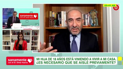 #SanamenteConElDrHuerta - ¿Debo a aislar a mi hija que se muda a vivir conmigo?