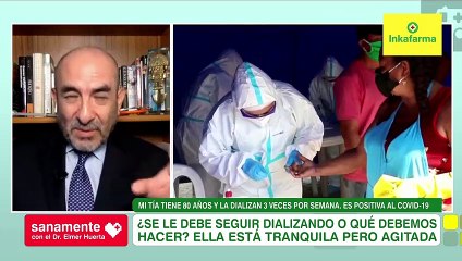 #SanamenteConElDrHuerta - ¿Me debo seguir dializando si tengo Covid-19 y 80 años?