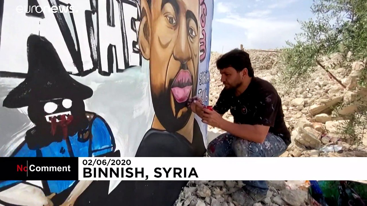 Auch in Idlib: Solidarität mit George Floyd