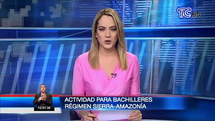 A partir del 24 de junio estudiantes de tercero de bachillerato  de Sierra y Amazonia podrán descargarse certificado de  título online
