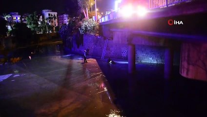 İzmir'de dereye düşen şahıs ağır yaralandı