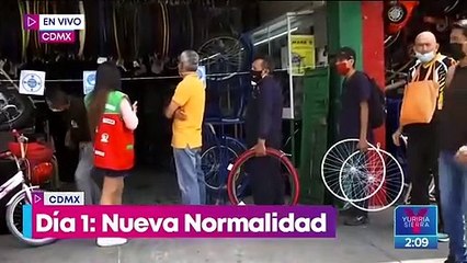 ¿Cómo se vive el día 1 de la "nueva normalidad" en la CDMX?