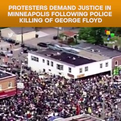 Protesters Demand Justice In Minneapolis Following Police Killing Of George