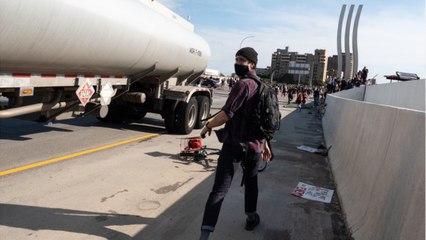 Man Who Drove Tanker Into Crowd Of Protesters Released Without Charge