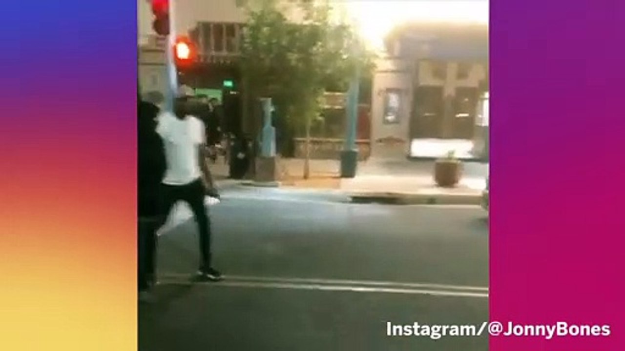 Jon Jones Aids New Mexico Community During Protests