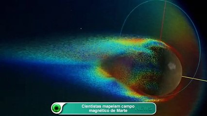 Cientistas mapeiam campo magnético de Marte