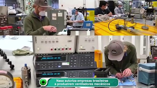 Nasa autoriza empresas brasileiras a produzirem ventiladores mecânicos