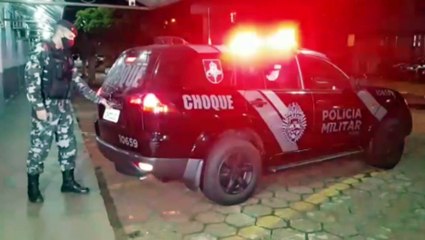 Homem é detido em ação do Pelotão de Choque da Polícia Militar