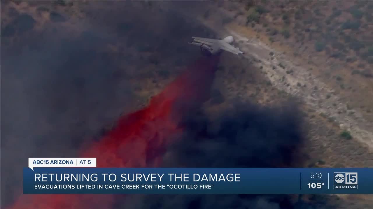 Ocotillo Fire causes severe damage near Cave Creek