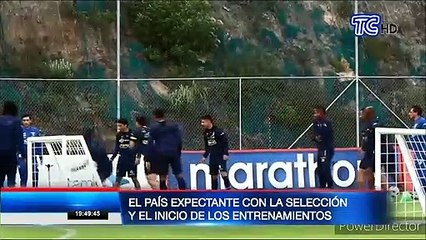 Volante Junior Sornoza en planes de convocatoria por parte del entrenador Jordi Cruyff