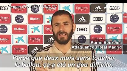 Football/Real Madrid : Benzema a "très envie de revenir à la compétition"