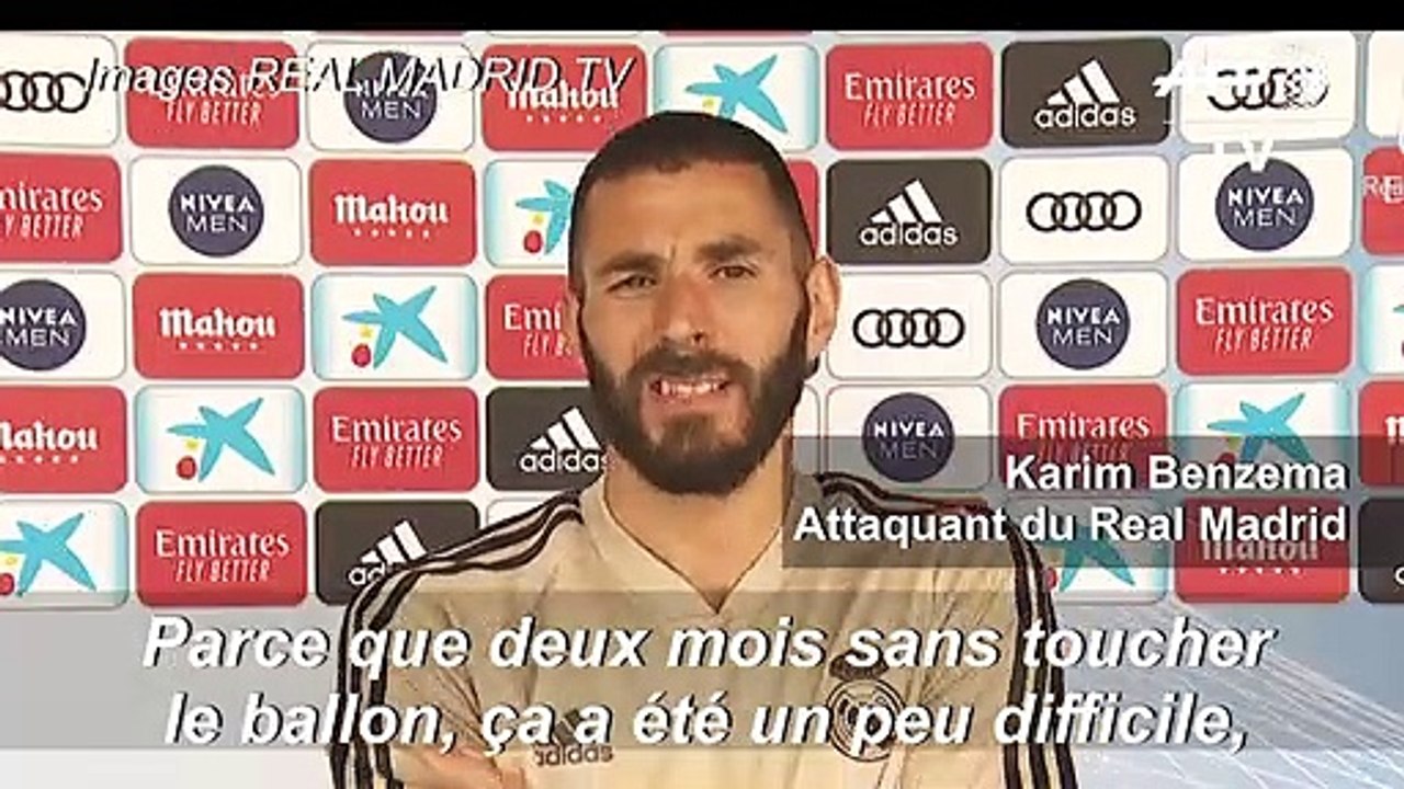 Football/Real Madrid : Benzema a "très envie de revenir à la compétition"