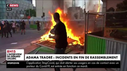 Adama Traoré : incidents en fin de rassemblement
