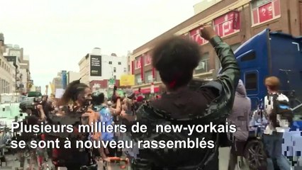 "On ne laissera pas Trump dégrader notre démocratie" crie un manifestant à New York