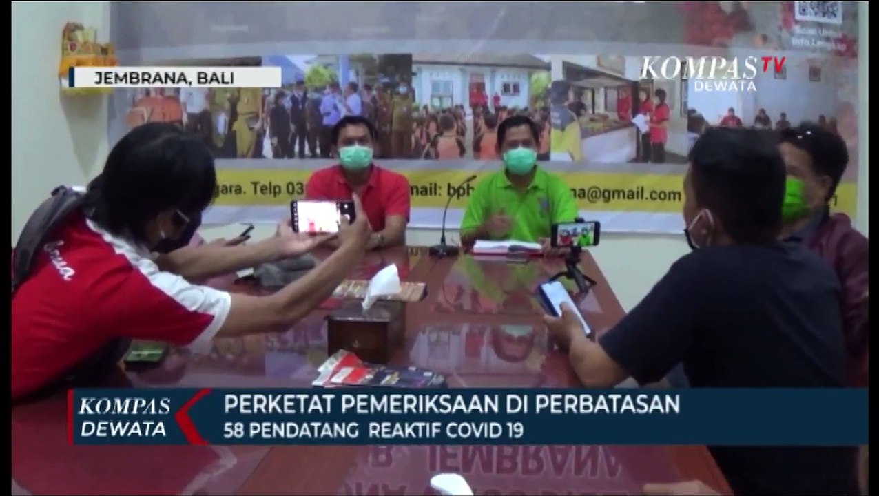 58 PENDATANG DI JEMBRANA REAKTIF COVID19