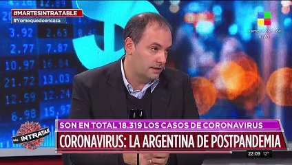 Manuel Adorni, economista: "Argentina no soporta dos meses más de cuarentena"