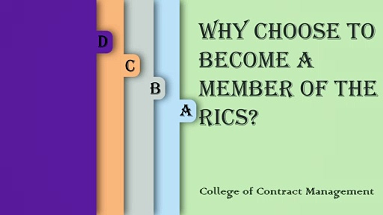 Why choose to become a member of the RICS