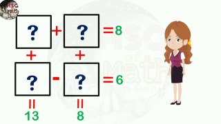 How to solve four box puzzle  4 box puzzle  Delhi Police constable Ques a+b=8,c-d=6,a+c=13,b+d=8