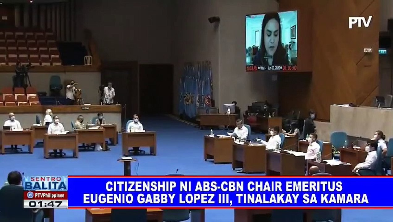 Citizenship ni ABS-CBN Chair Emeritus Eugenio Gabby Lopez III, tinalakay sa Kamara
