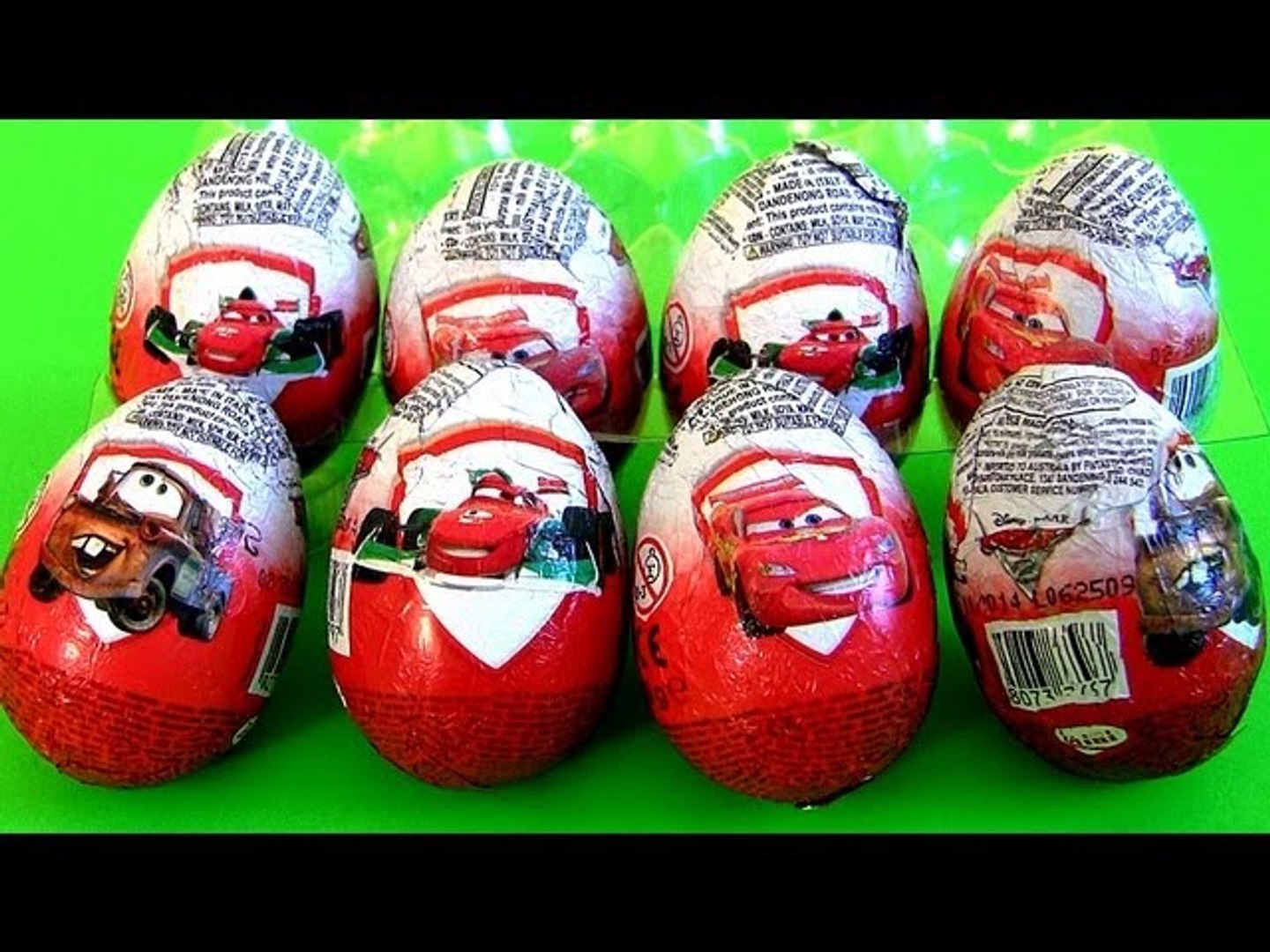 cars 2 surprise eggs