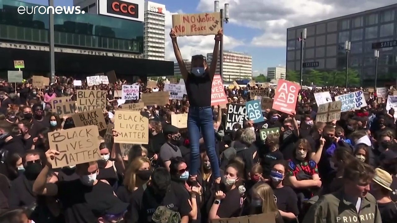 Europa: Zehntausende protestieren gegen Tod von George Floyd