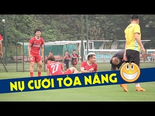 Khoảnh khắc ''so cute'' của 5 ''anh em siêu nhân'' tại buổi tập chuẩn bị cho AFF CUP | HAGL Media