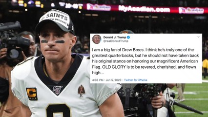 Drew Brees To Donald Trump: 'Not An Issue About The Flag'