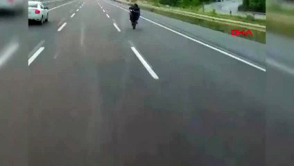 Son dakika... 'Tek teker' magandası kamerada  | Video