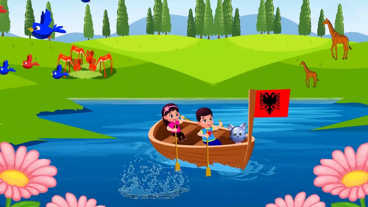 Drejto,drejto varkën- Ruder Ruder Ruder dein Boot - Shqip